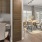 a kitchen with a dining table and chairs